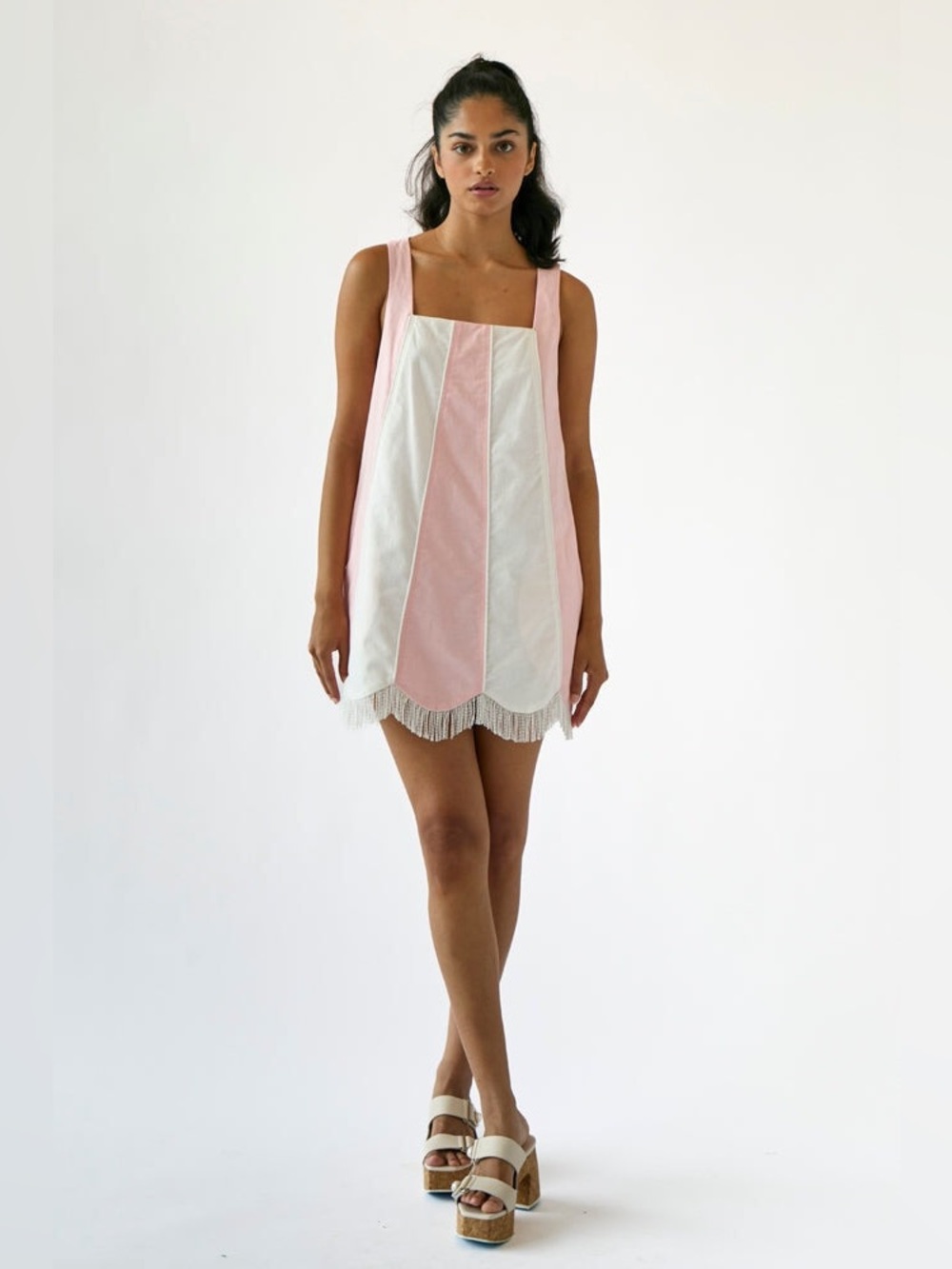Rachel Antonoff Nancy Dress Pink Umbrella size L